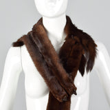 1950s Mink Fur Stole with Whole Body Mink Wrap