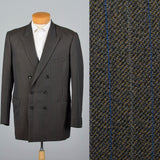 1980s Mens Double Breasted Suit Jacket