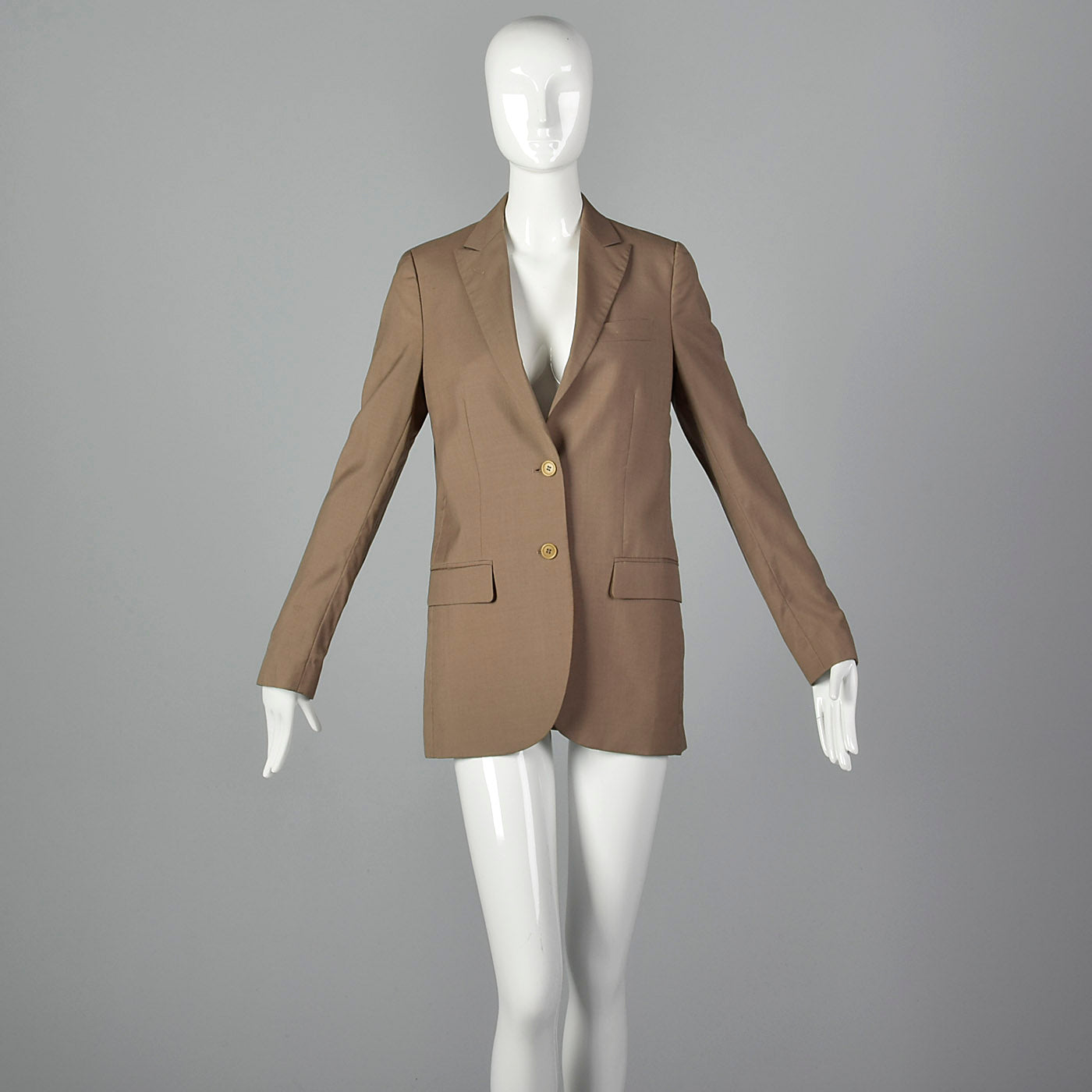 2000s Helmut Lang Tan Blazer