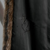 Full Length Saks Fifth Avenue Raccoon Fur Stroller Coat Revillon Winter Column
