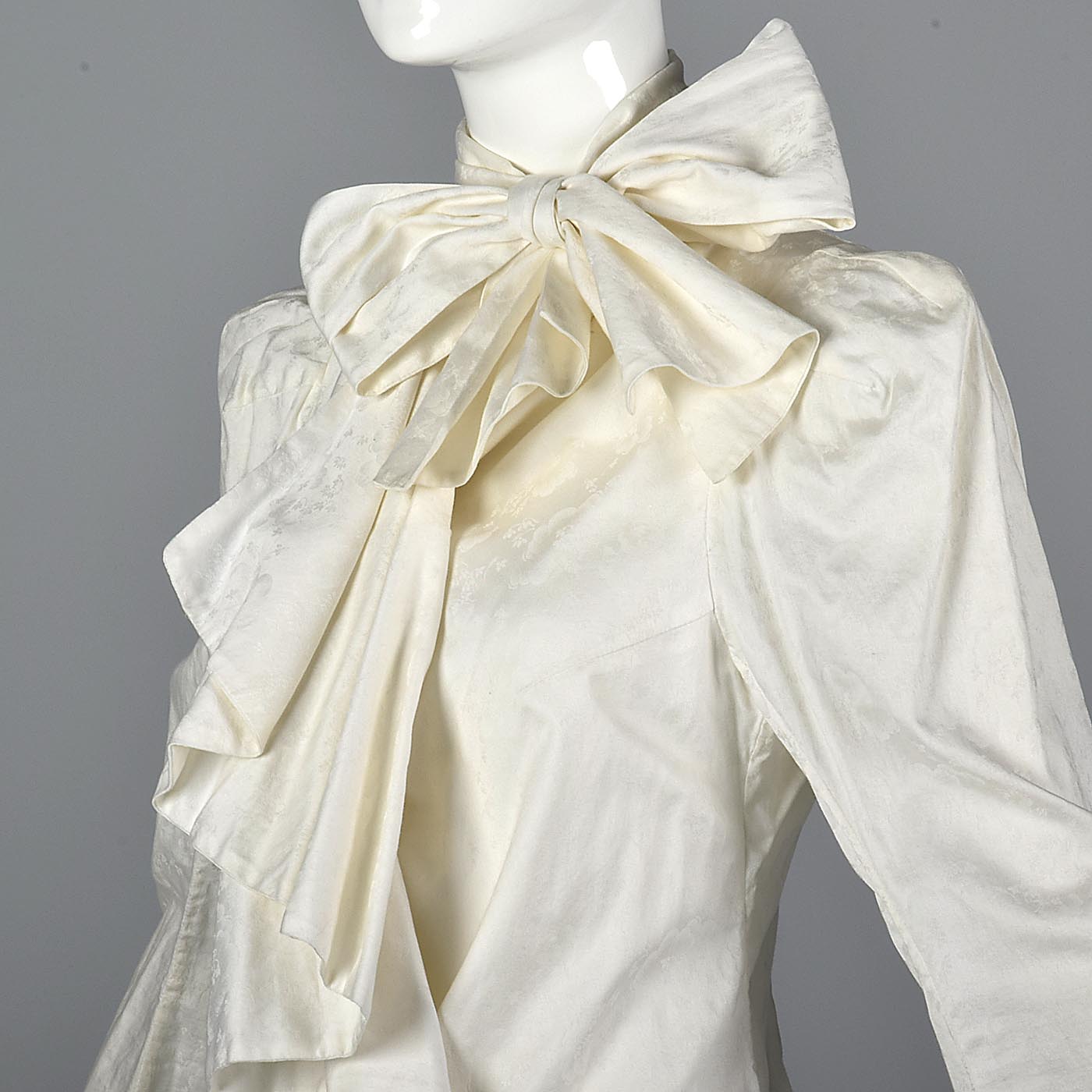 Vivienne Westwood Asymmetric White Ruffle Shirt