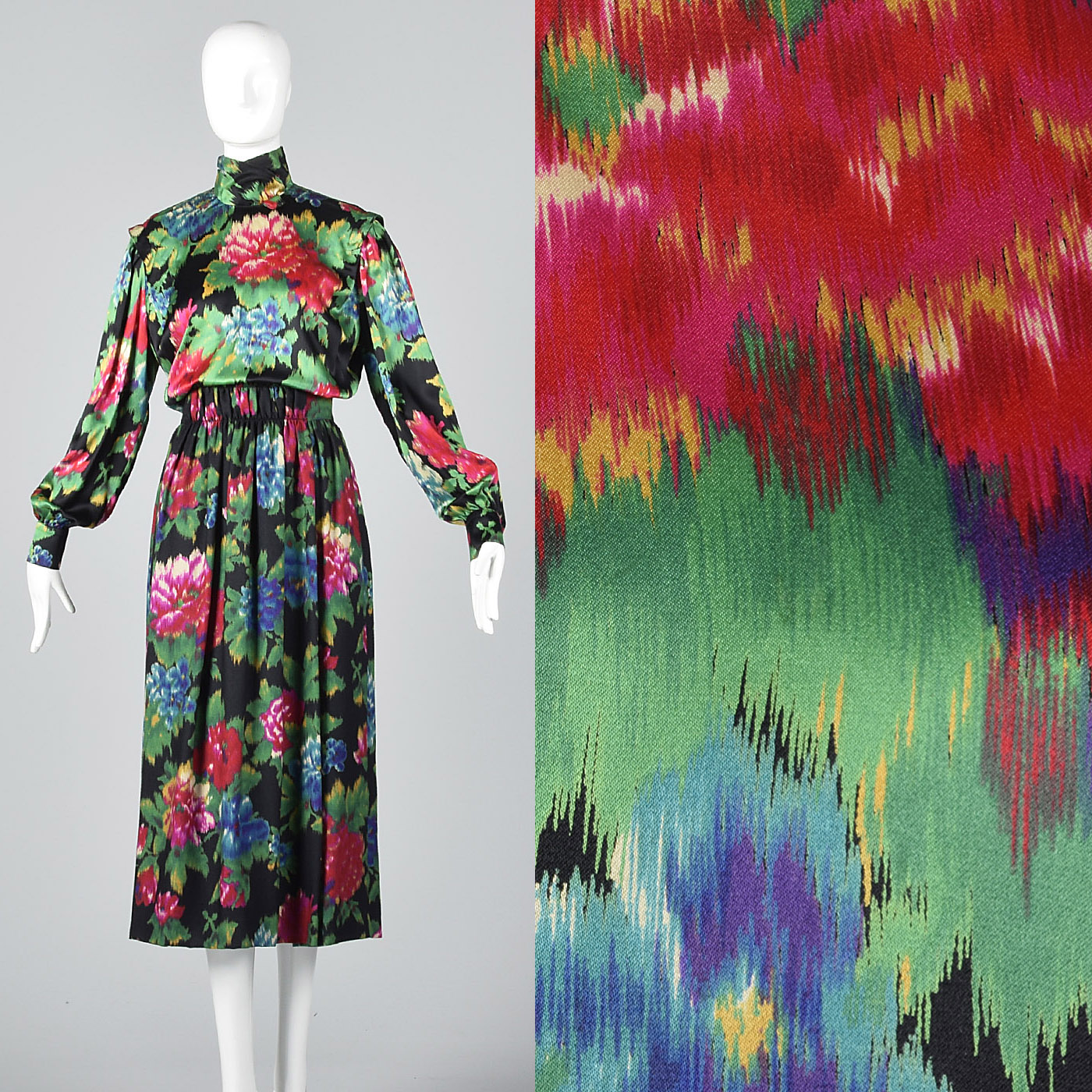 1980s Escada Floral Seeparates Set