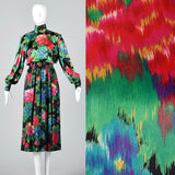 1980s Escada Floral Seeparates Set