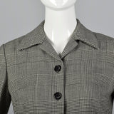 1970s Bill Blass 28 Shop Black and White Dress