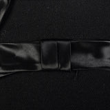 Small 1950s Black Collared Dress