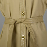 Medium Bonnie Cashin 1970s Tan Trench Coat