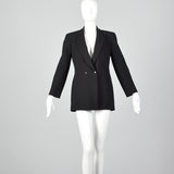 1980s Claude Montana Black Blazer