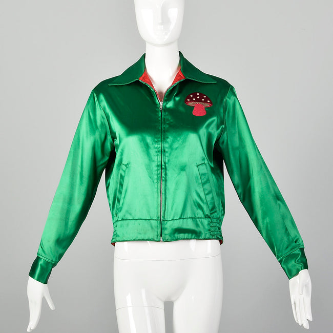 Impossibly Cool Mushroom Records Satin Jacket The Magic Land of Ubilam
