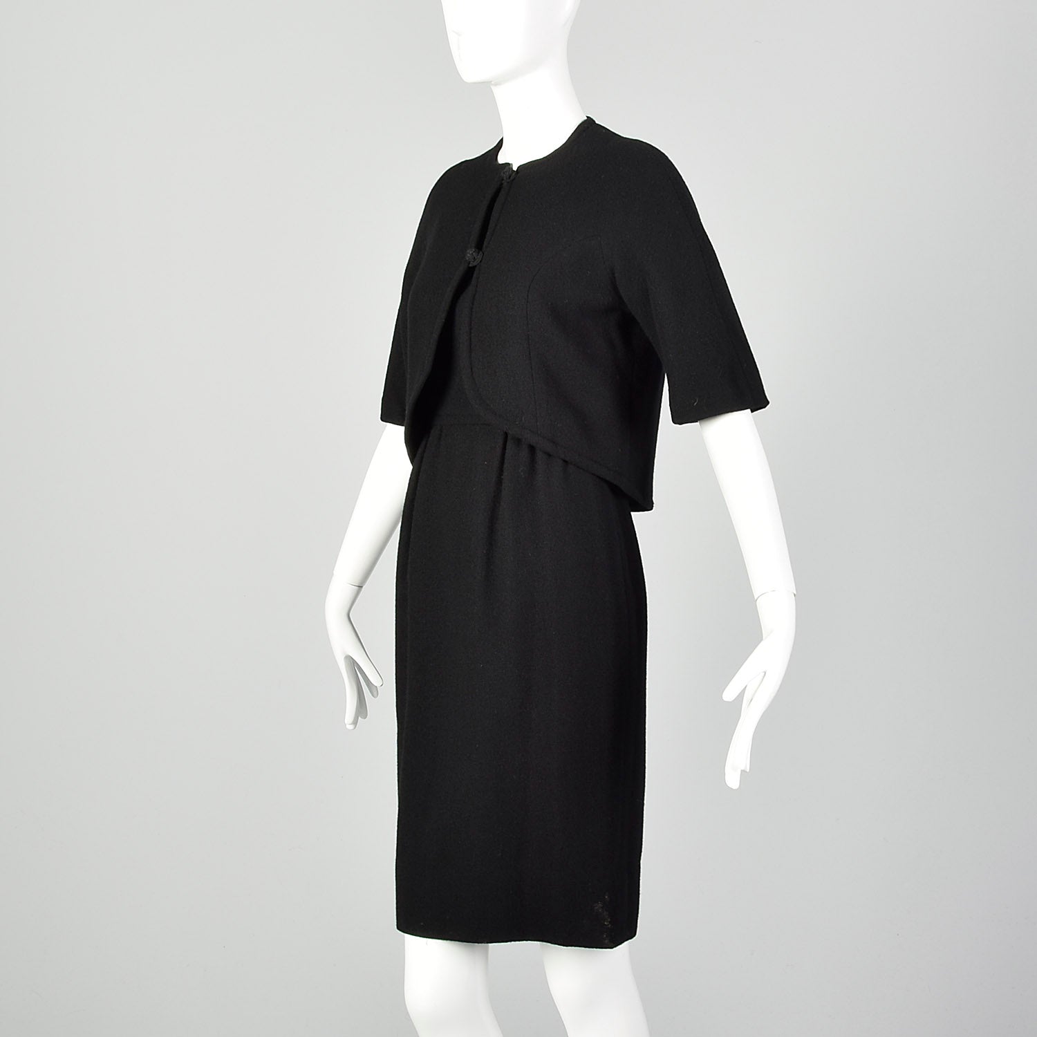 XS 1960s Black Dress Set and Matching Jacket – Style Salvage