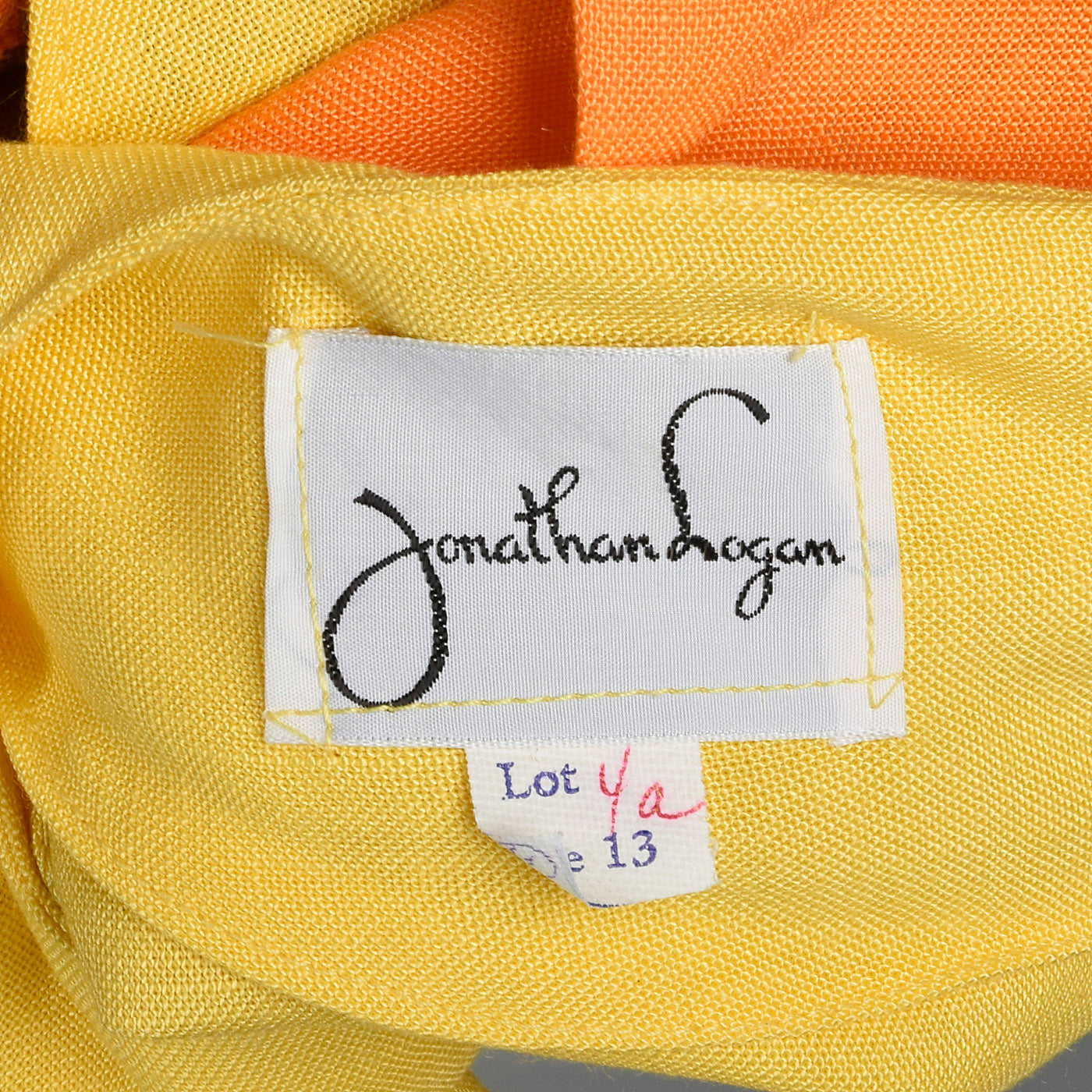 1960s Deadstock Colorblock Shift Dress