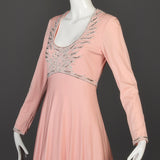 1960s Victoria Royal LTD Pink Formal Gown
