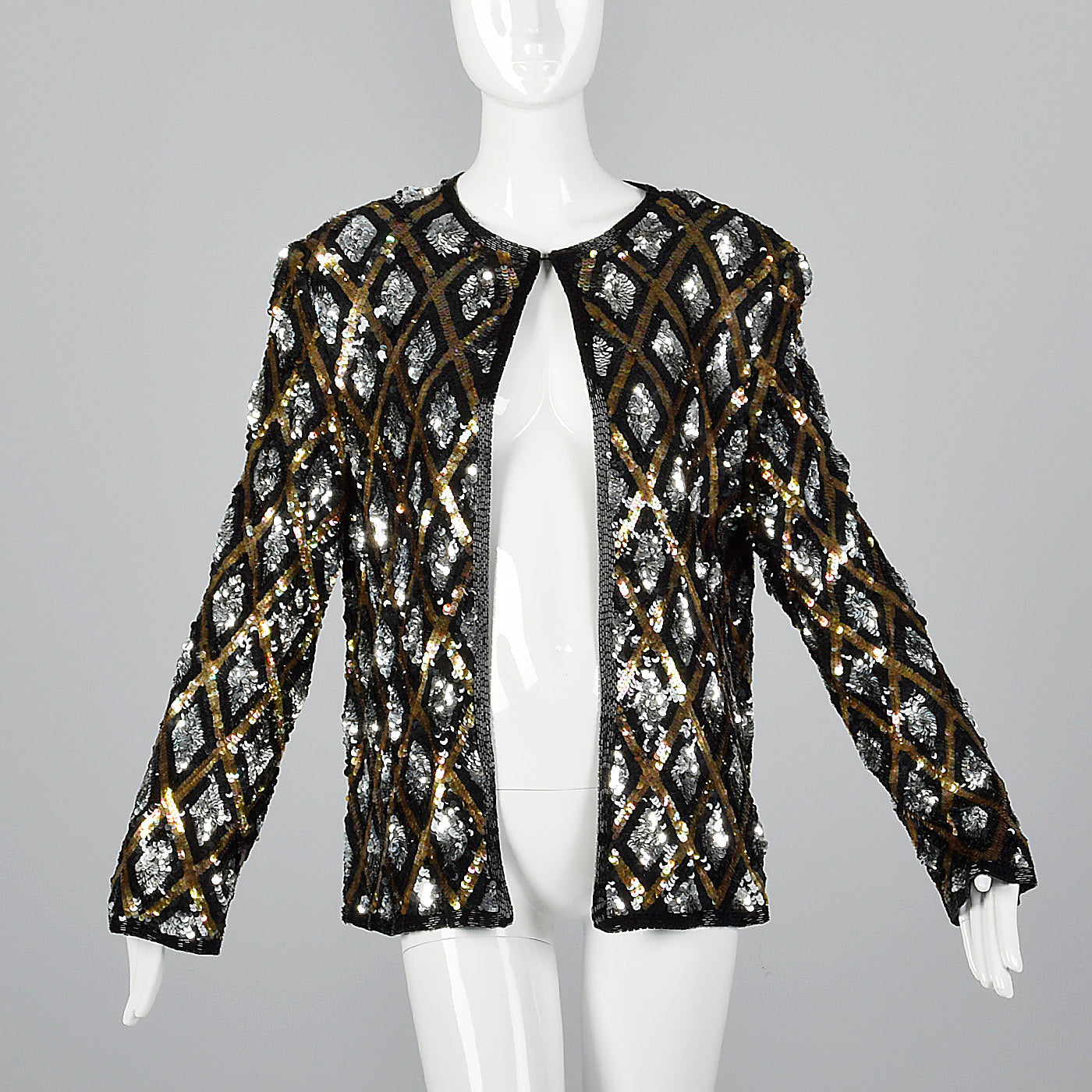 1980s Diamond Sequin Jacket