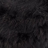 Small 1980s Black Marabou Feather Cropped Vest Embellished Shrug