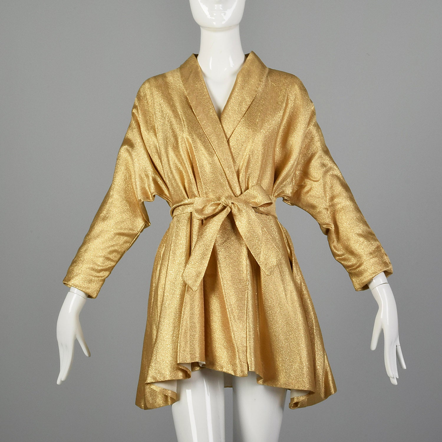 1950s Gold Lame Jacket Style & Salvage 1950s Gold Lame Jacket Style & Salvage