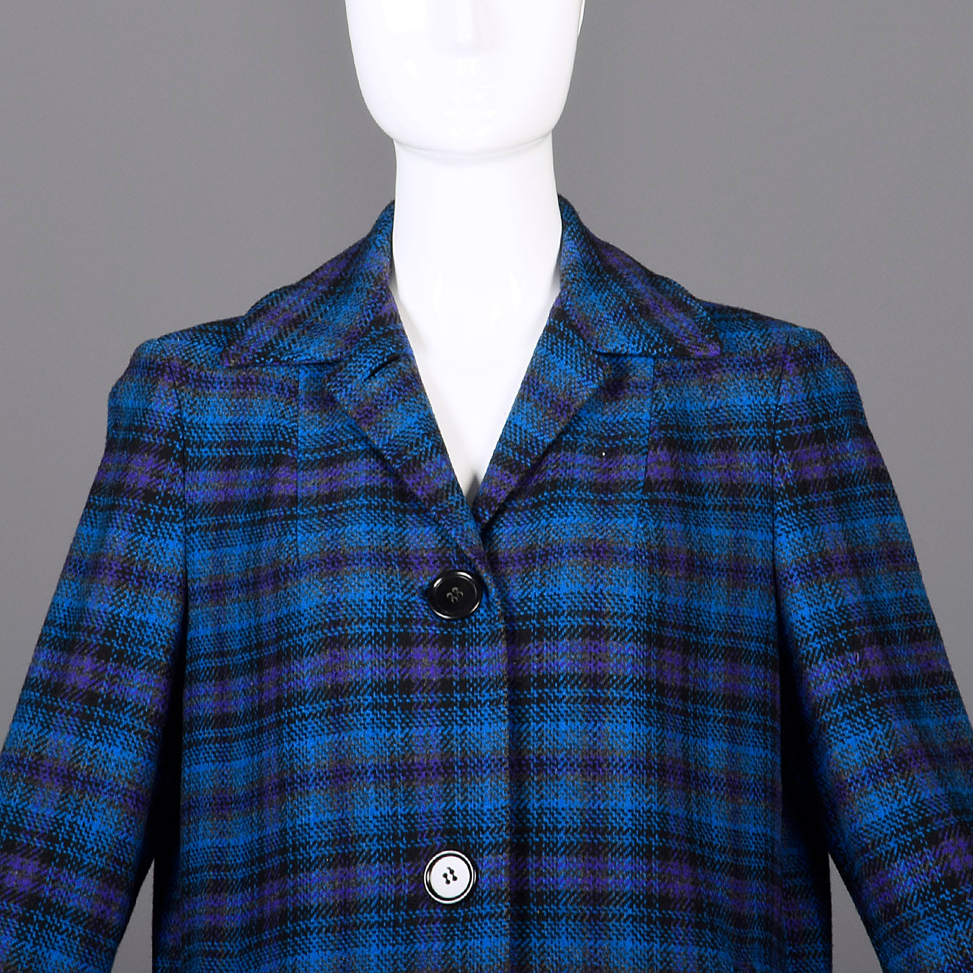 1950s Pendleton Tartan Plaid Coat