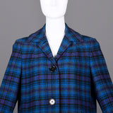 1950s Pendleton Tartan Plaid Coat