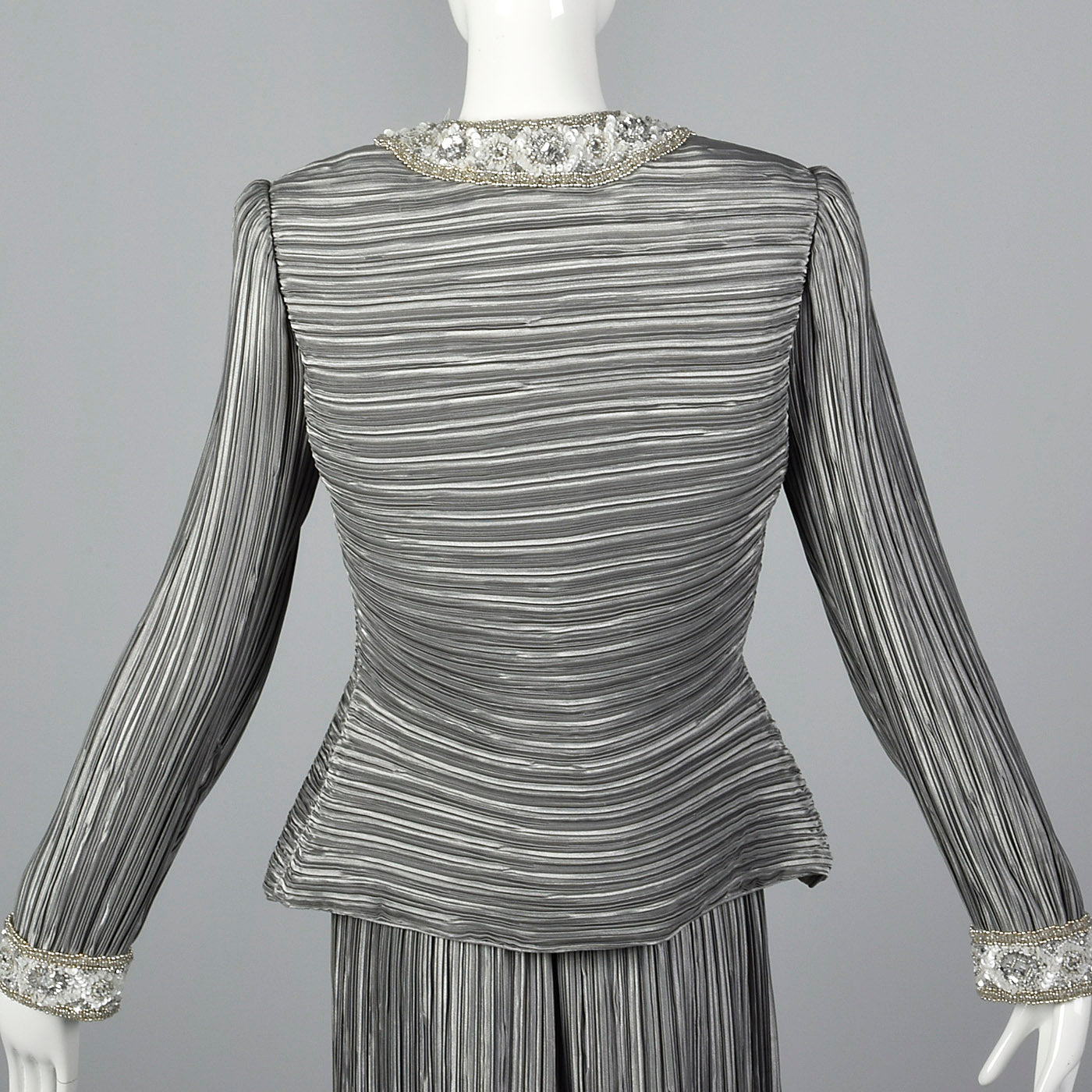 1980s Lillie Rubin Two Piece Cocktail Ensemble