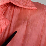 Medium-Large 1930s Pink Quilted Robe
