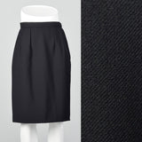 1950s Classic Black Pencil Skirt