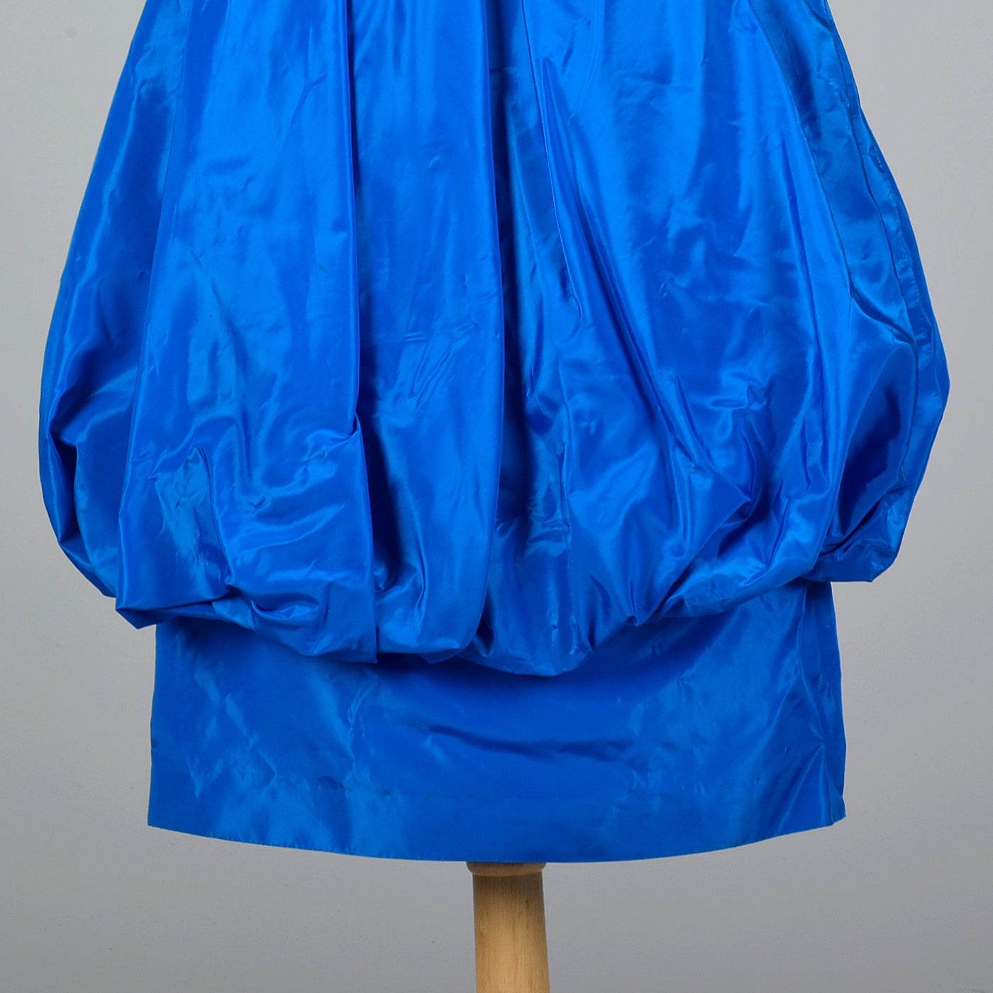 1950s Electric Blue Party Dress with Bubble Skirt