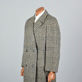 1950s Mens Wool Tweed Frankfurt Coat