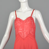 1960s Vanity Fair Bright Pink Slip