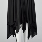 1980s Casadei Black Beaded Dress