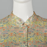 1960s Novelty Figural Brocade Coat