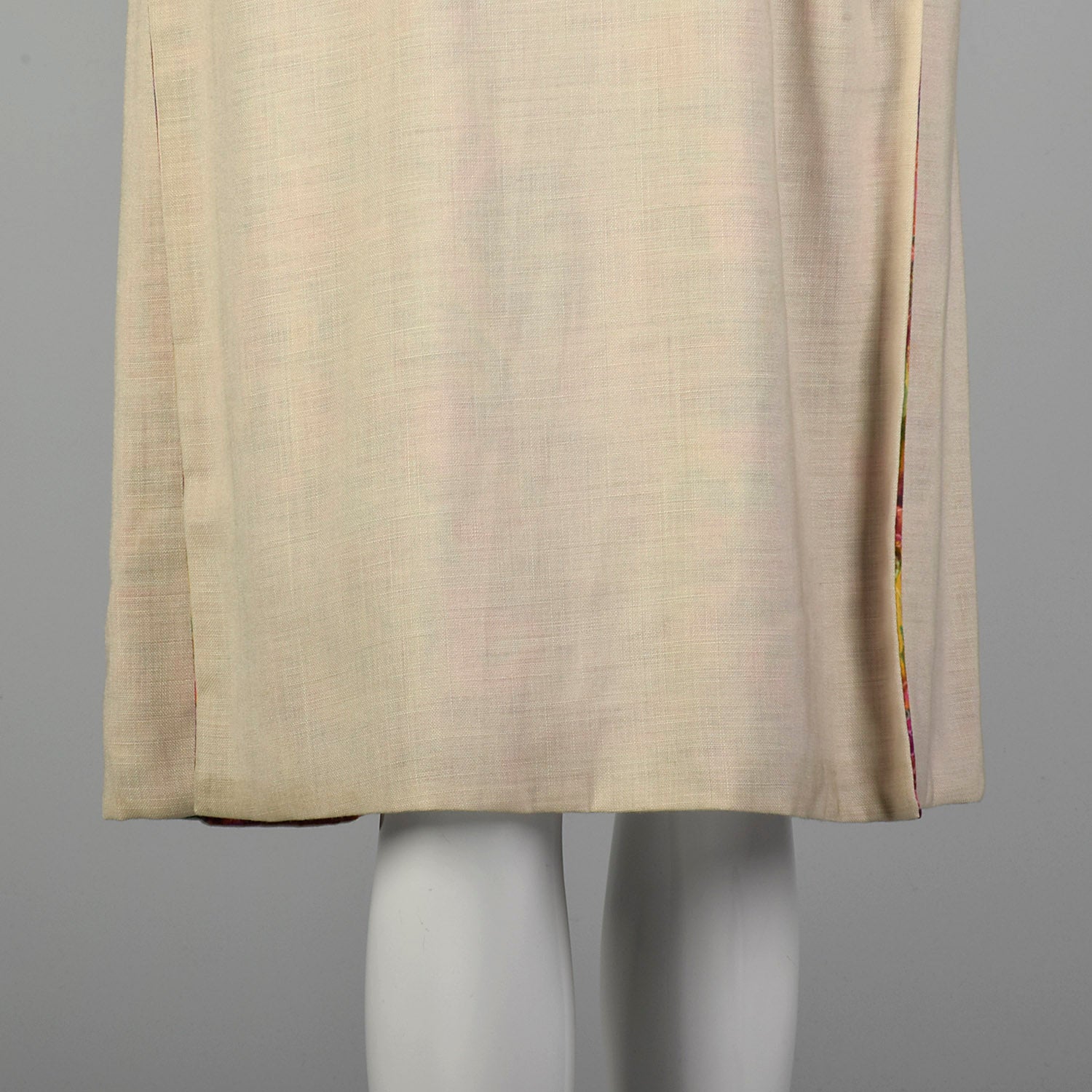 Medium 1960s Tan Cotton Dress