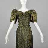 Small 1940s Damask Evening Gown