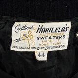 1960s Black Cardigan with Beading