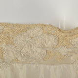 1920s Cream Silk Slip with Lace Trim