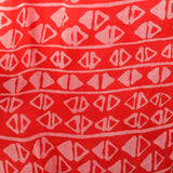 1960s Oscar de la Renta Red Bohemian Print Dress