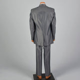 Large 1970s Gray Western Suit