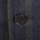 1950s Gray and Blue Wool Striped Jacket
