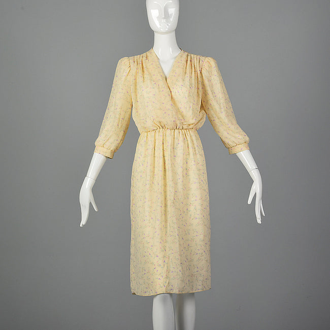 1970s Diane Von Furstenberg Floral Dress