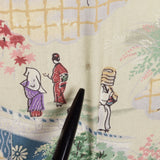 1950s Novelty Print Kimono Robe
