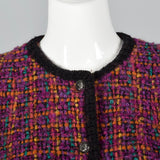 Classic Chanel Pink Tweed Skirt Suit