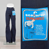 30x38 Extra Long Seafarer Bell Bottoms High Waist Indigo Denim