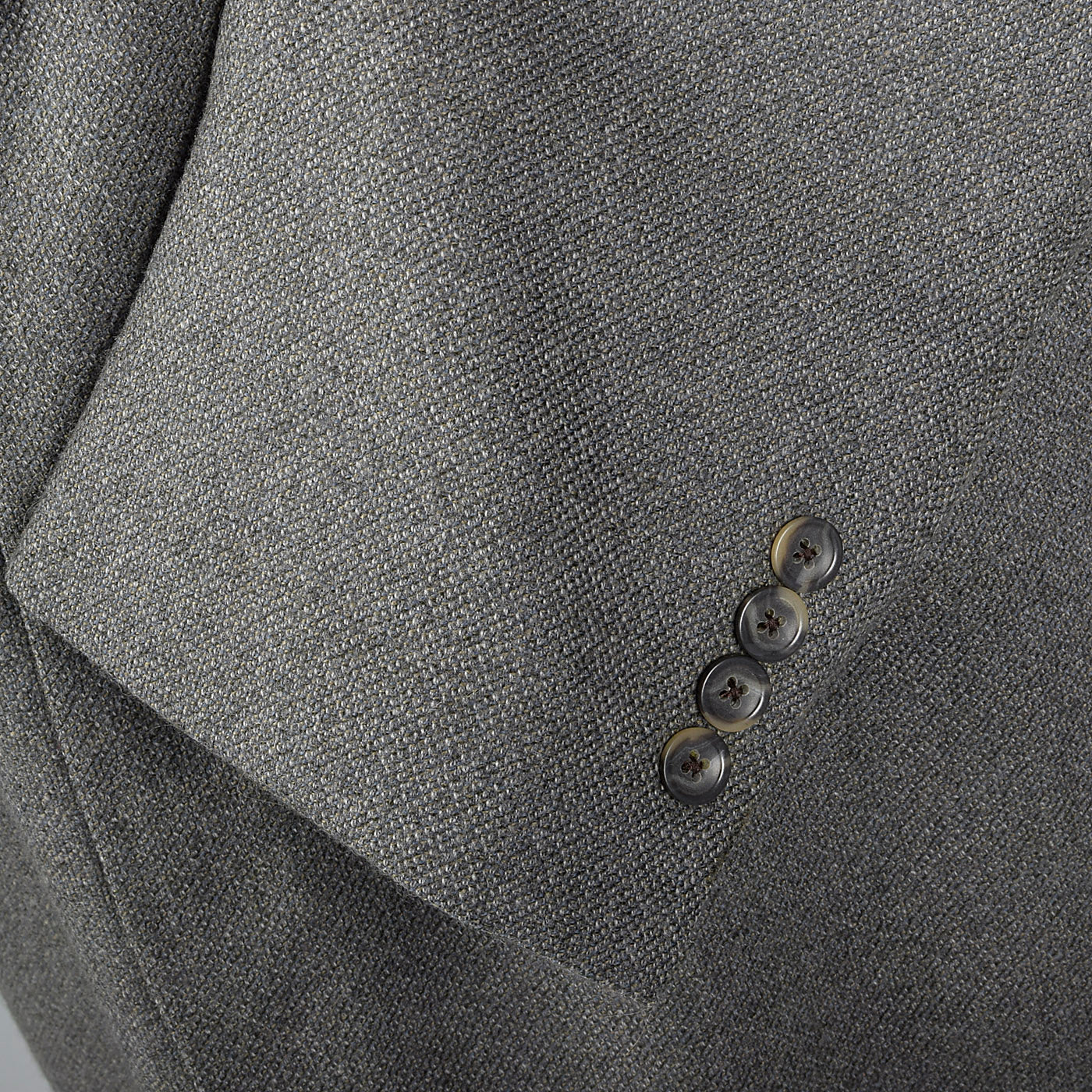 1990s Oscar de la Renta Gray Lambswool Jacket