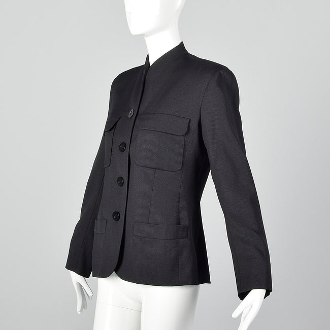 1990s Yves Saint Laurent Black Blazer