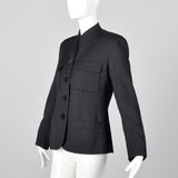 1990s Yves Saint Laurent Black Blazer