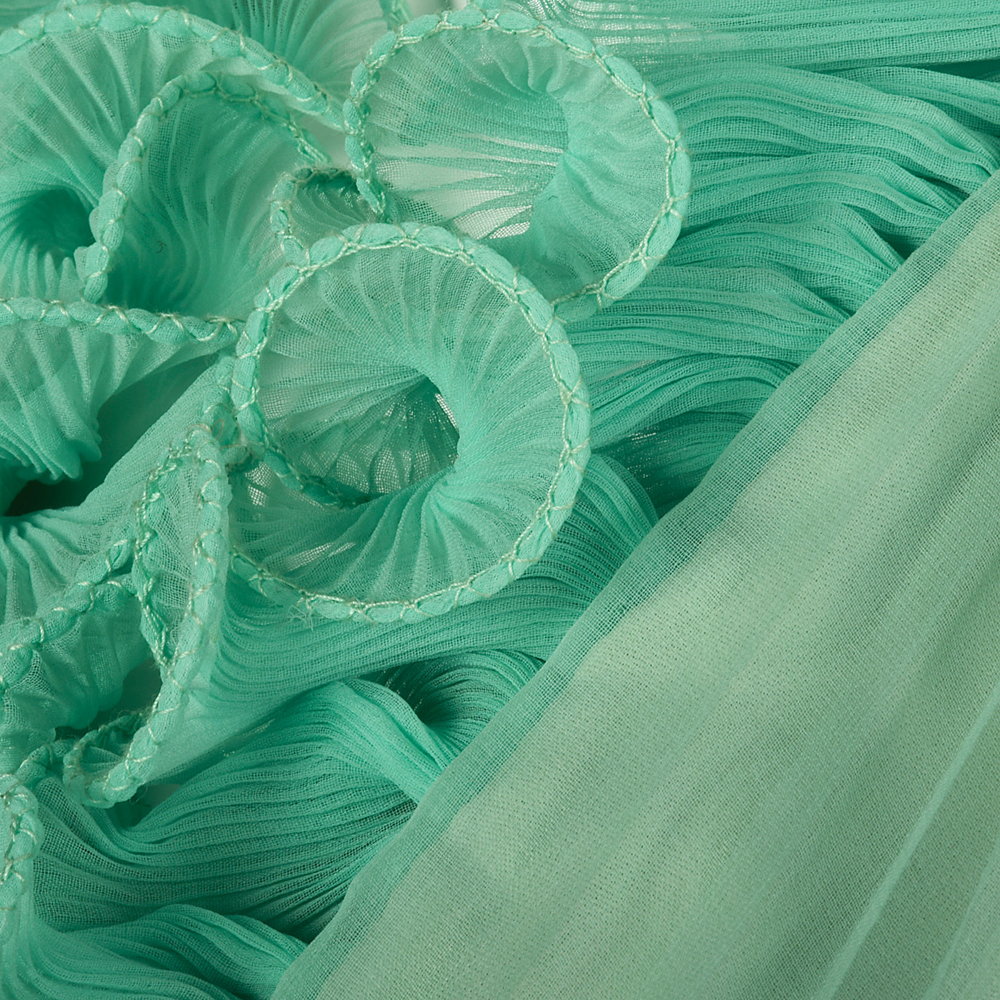 1970s Mint Green Palazzo Pants Set
