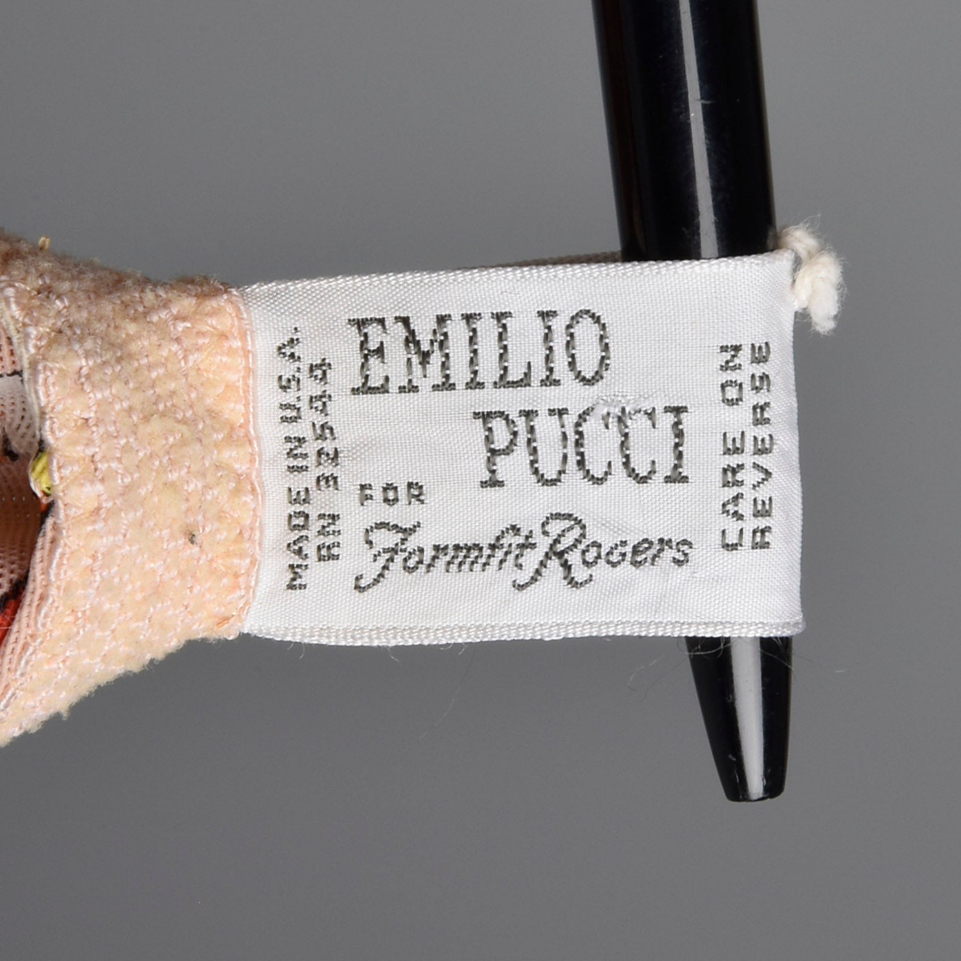 1960s Emilio Pucci Formfit Rogers Bra and Girdle Set