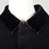 1900s Cape Winter Wool Black Outerwear