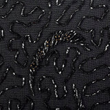 1960s Beaded Knit Full Length Evening Dress