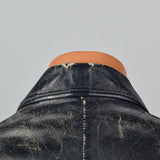 1950s Mens Chicago Police Leather Jacket