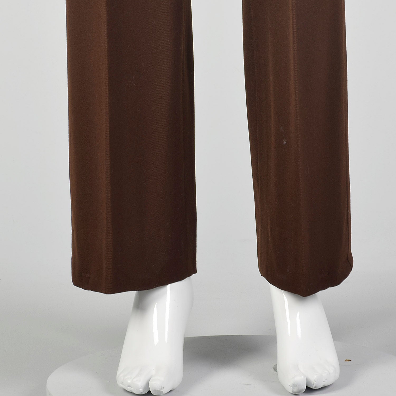 Small 1970s Brown Wide Leg Pants