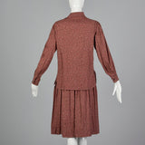 1970s Pierre Cardin Blouse and Skirt Set