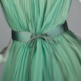 1970s Mint Green Palazzo Pants Set